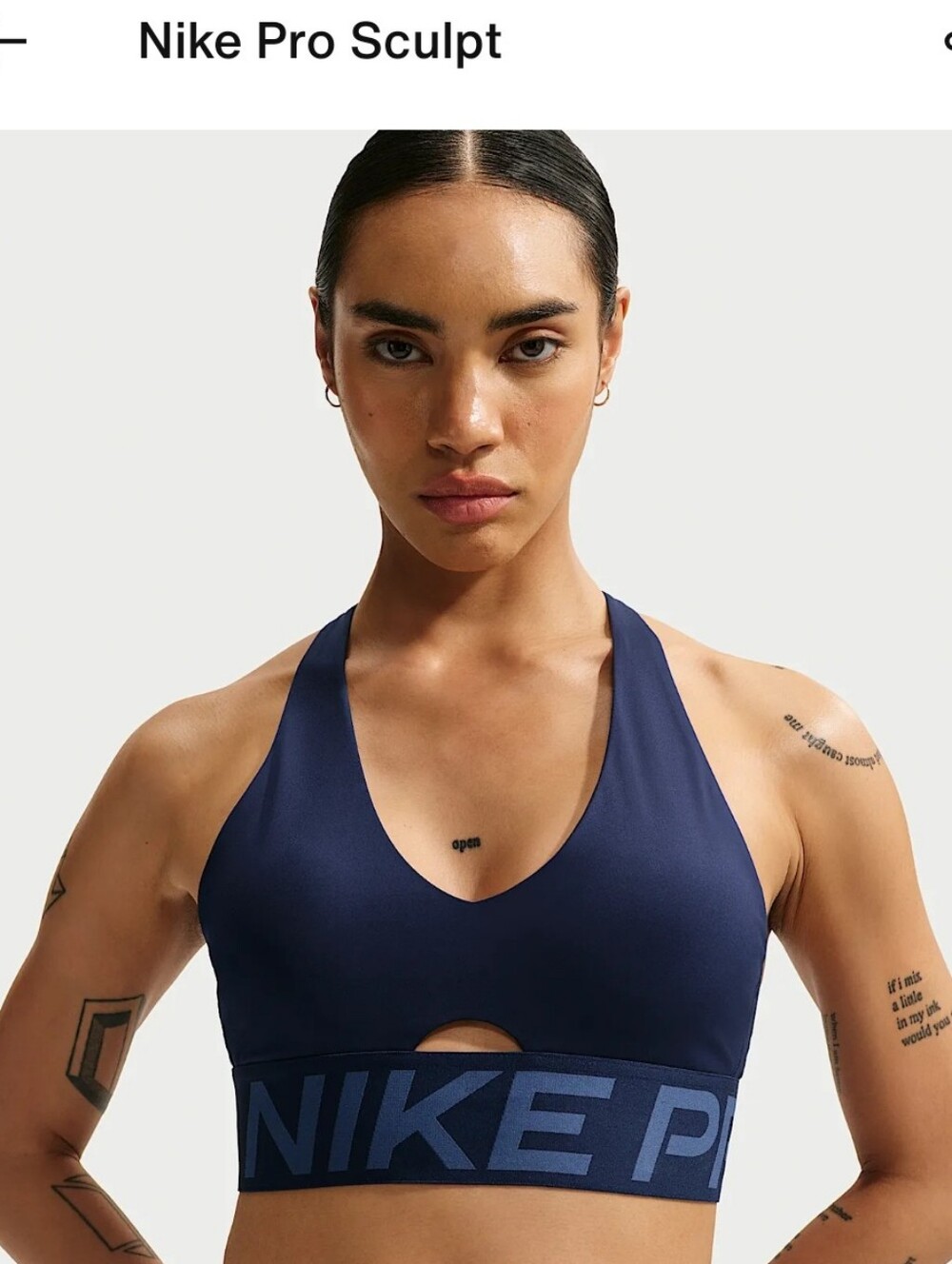 NWOT Nike Pro Sculpt S